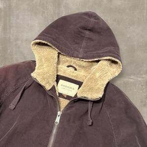 Sonoma Sherpa Lined Corduroy Hoodie Zip Up Jacket
